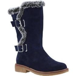 Hush Puppies Ankle Boots - Navy - HPW1000-148-4 Megan